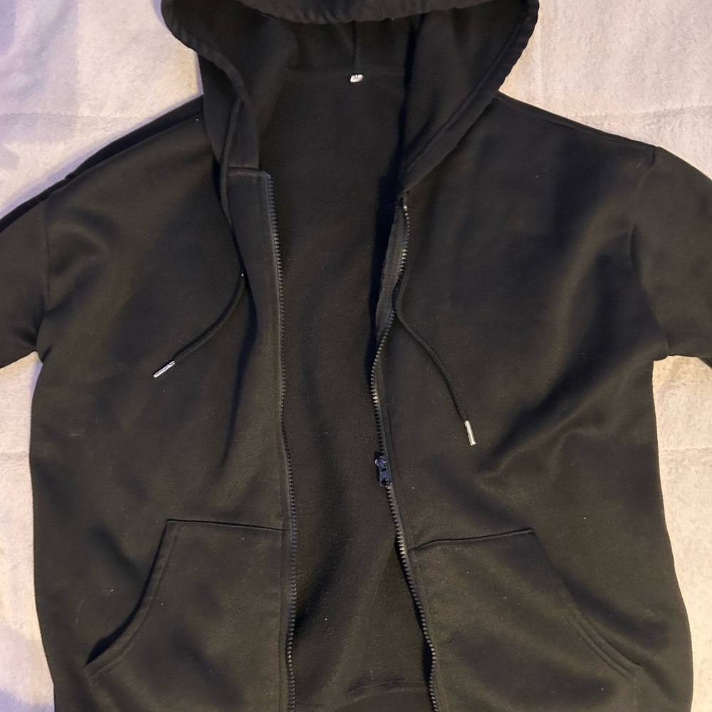 Black zip up